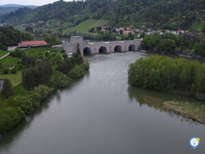 De prachtige omgeving bij Maribor met de drone