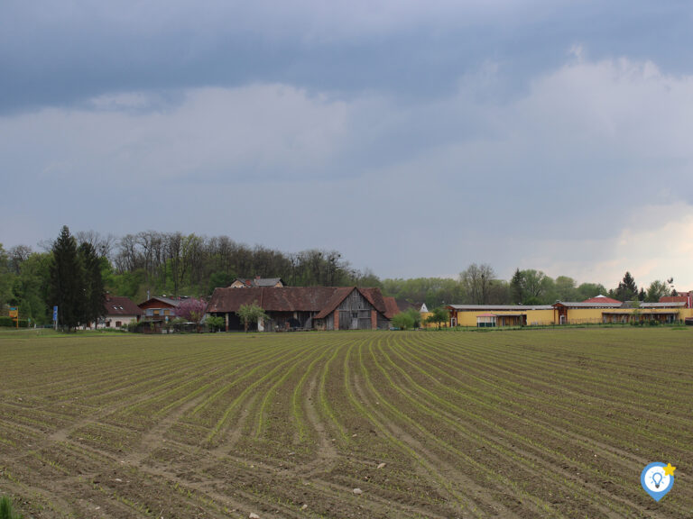 Ook boeren komen we natuurlijk onderweg tegen