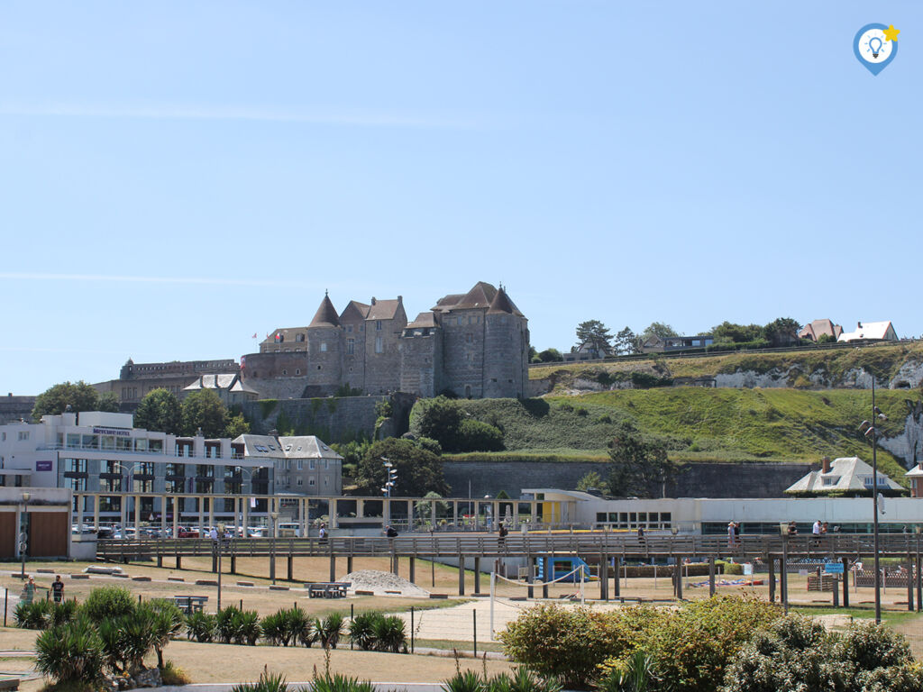 Het kasteel in Dieppe