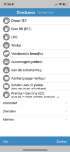 De app Directlease Tankservice