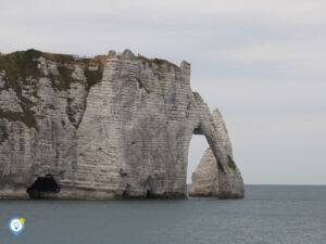 Mooie klif in Etretat